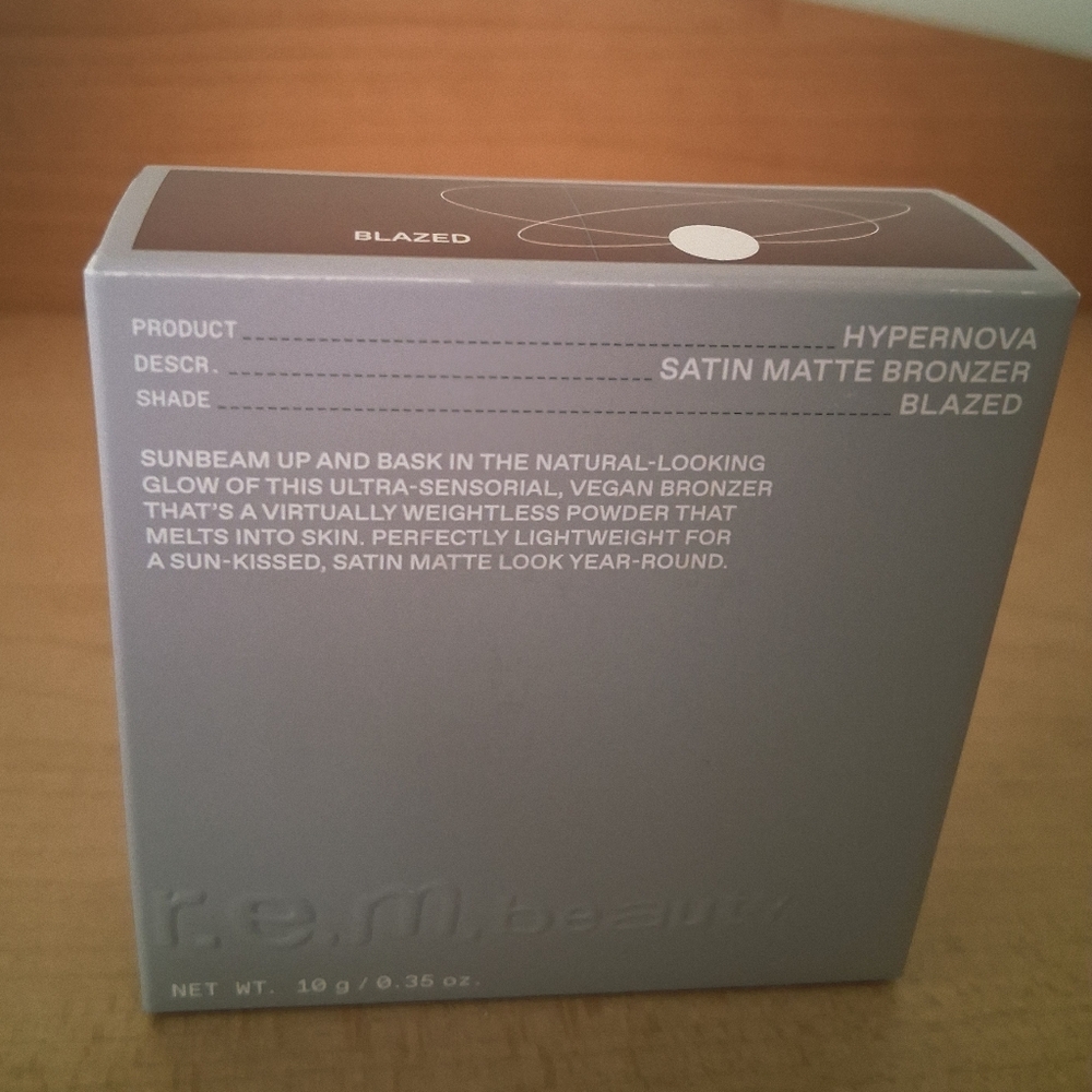 R.e.m Beauty Satin Matte Bronzer in Hypernova BLAZED